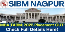 SIBM Nagpur Releases Interim Placement Report for MBA FABM 2025